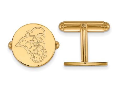 14k Gold Plated Silver Coastal Carolina University Cuff Links Supply