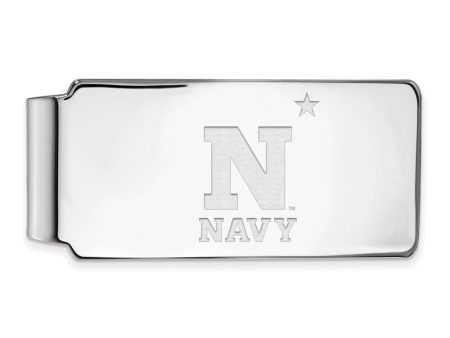 Sterling Silver U.S. U.S. Naval Academy Money Clip For Sale