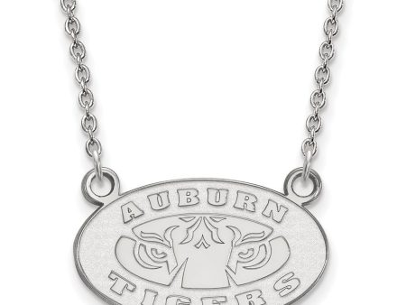 10k White Gold Auburn U Small Pendant Necklace Cheap