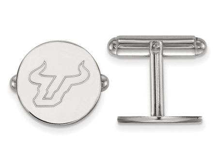 Sterling Silver University of South Florida Cuff Links For Discount