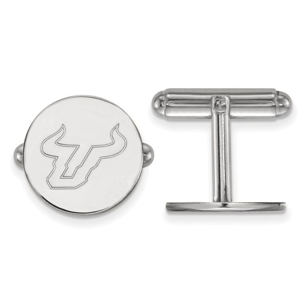 Sterling Silver University of South Florida Cuff Links For Discount