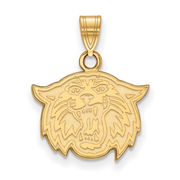 10k Yellow Gold Villanova U. Small Mascot Pendant Online Sale