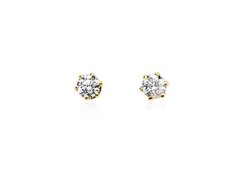 1 5 Carat Diamond Stud Earrings - 14k Yellow Gold Online now