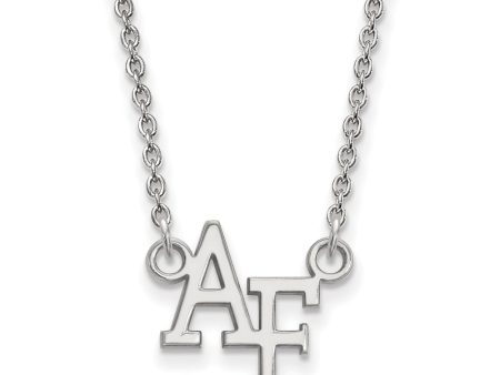 10k White Gold Air Force Academy Small Pendant Necklace Supply