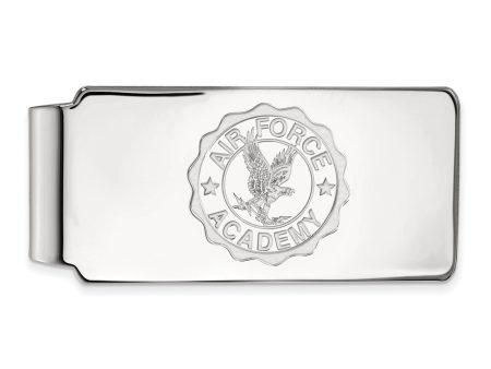 Sterling Silver United States Air Force Academy Crest Money Clip For Cheap