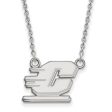 10k White Gold Central Michigan U Small Pendant Necklace on Sale