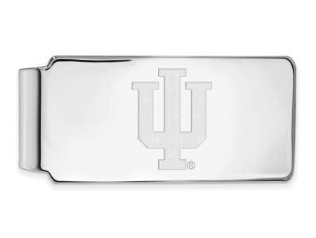 10k White Gold Indiana U Money Clip Sale