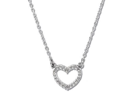 1 15 Cttw Platinum Diamond Heart Necklace Sale