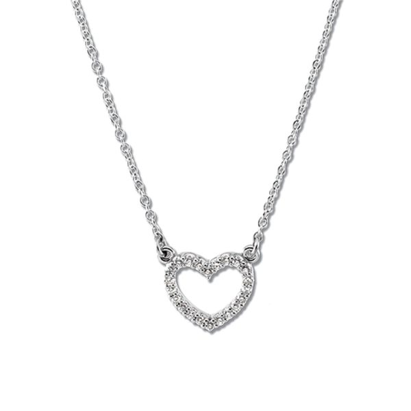 1 15 Cttw Platinum Diamond Heart Necklace Sale