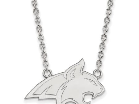 10k White Gold Montana State Large Pendant Necklace Online