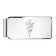 10k White Gold Arizona State Money Clip For Discount