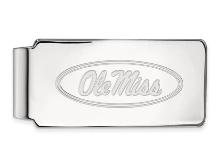 Sterling Silver U of Mississippi Money Clip For Cheap