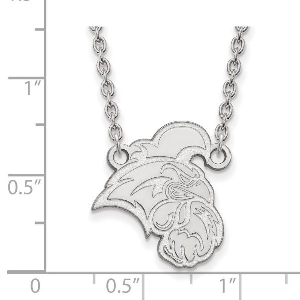 10k White Gold Coastal Carolina U Large Pendant Necklace Online now