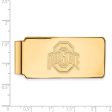 14k Yellow Gold Ohio State Money Clip Hot on Sale