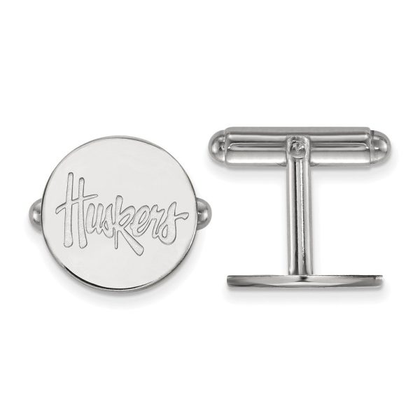 Sterling Silver University of Nebraska  Huskers  Cuff Links Online Sale