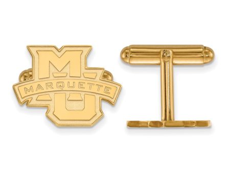 14k Gold Plated Silver Marquette University Cuff Links Online