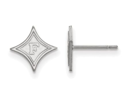 Sterling Silver Furman University XS (Tiny) Post Earrings Online Sale