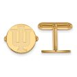 14k Gold Plated Silver Indiana Univ. Cuff Links For Discount