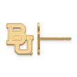 10k Yellow Gold Baylor University XS (Tiny)  BU  Post Earrings Sale