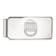 10k White Gold Coastal Carolina U Crest Money Clip For Cheap