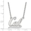 10k White Gold California Berkeley Large  CAL  Pendant Necklace Discount