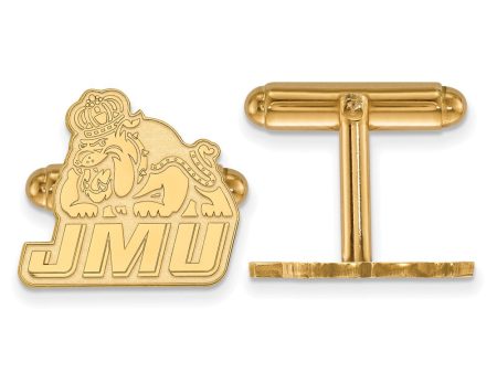 14k Gold Plated Silver James Madison University Cuff Links Discount