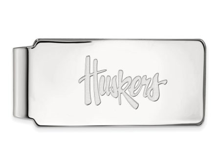 Sterling Silver U of Nebraska Logo Money Clip Online