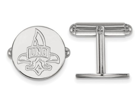 Sterling Silver University of New Orleans Cuff Links Online