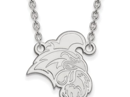 10k White Gold Coastal Carolina U Large Pendant Necklace Online now