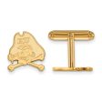 14k Gold Plated Silver East Carolina University Cuff Links Discount