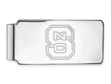 10k White Gold North Carolina Logo Money Clip Supply