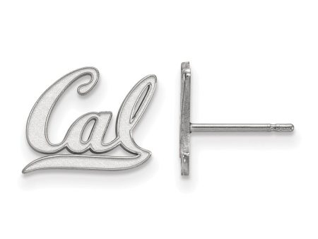 10k White Gold Cal Berkeley XS (Tiny) Post Earrings Online now