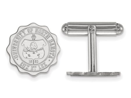 Sterling Silver University of North Dakota Crest Cuff Links Cheap