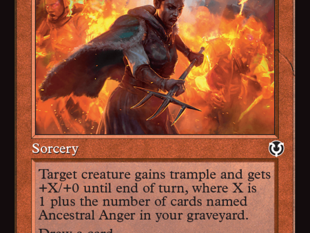 Ancestral Anger (Retro Frame) [Innistrad Remastered] For Discount