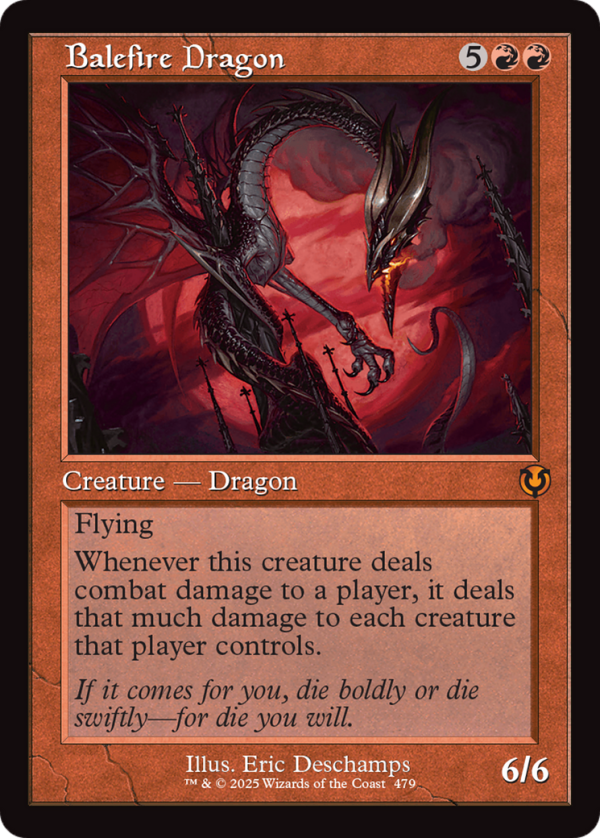 Balefire Dragon (Retro Frame) [Innistrad Remastered] Online now