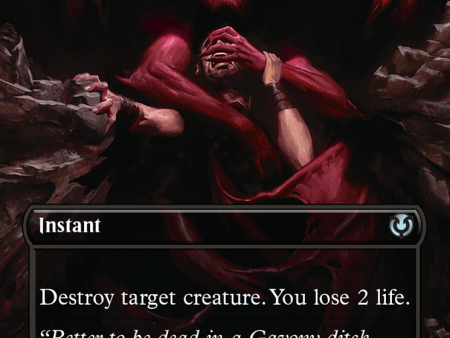 Infernal Grasp (Borderless) [Innistrad Remastered] on Sale