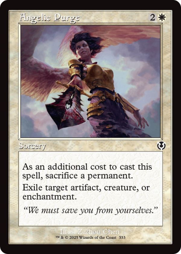 Angelic Purge (Retro Frame) [Innistrad Remastered] Supply