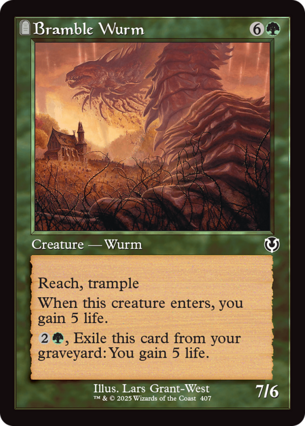 Bramble Wurm (Retro Frame) [Innistrad Remastered] Online