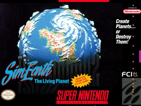 SIMEARTH: THE LIVING PLANET  - SNES (W BOX & MANUAL) Sale