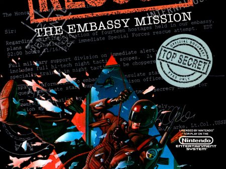 RESCUE: THE EMBASSY MISSION  - NES (CARTRIDGE ONLY) on Sale