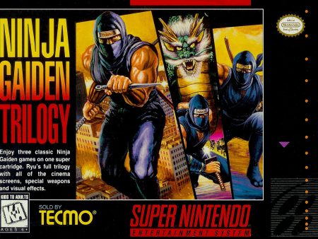 NINJA GAIDEN TRILOGY  - SNES (W BOX) For Sale